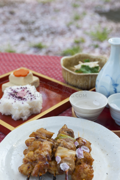 春天,花朵,事件,樱桃,含酒精饮料,,米,牛蒡珍珠堡,烹调,观看