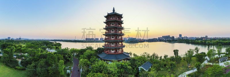 中国,湖,湿地,东莞,广东省,风景,公园,传统,草坪,环境