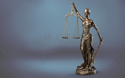 古董,天秤座,黄铜,部分,空的,背景分离,平衡,女人,拿着,女神