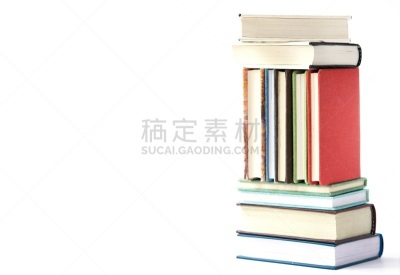 白色,书,精装书,垒起,背景分离,图书馆,书店,书籍装帧,科学,纸