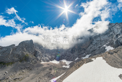 楚格峰,艾博湖,德国,埃尔瓦尔德,徒步旅行,山,自然美,上升,挨着