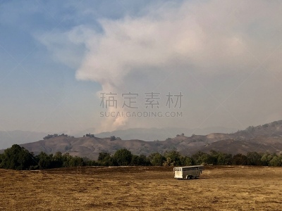 火,索那玛郡,气候,全球变暖,图像,加利福尼亚,森林火灾,索那玛谷,美国,无人