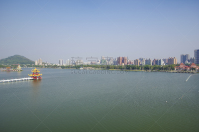 莲池,国内著名景点,慢跑,公园,水面,色彩鲜艳,池塘,著名景点,湖,波浪