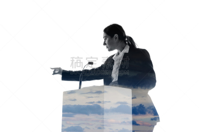 教练,扬声器,白色背景,领导能力,男商人,经理,仅成年人,青年人