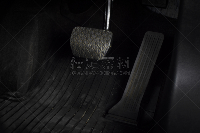 刹车,肮脏的,踏板,油门踏板,自动的,部分,座舱,汽车,油门,泰国
