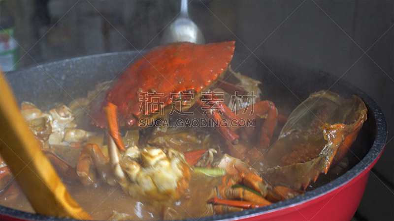 国际著名景点,新加坡,食品,碗,海产,螃蟹,辣椒,烹调,主厨