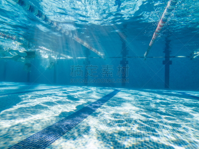 水下,日光,水,留白,风景,深的,空的,运动,背景,晴朗