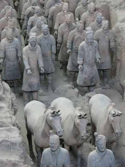 赤土陶器,勇士,垂直画幅,古董,陵墓,艺术,泥土,特写,国际著名景点