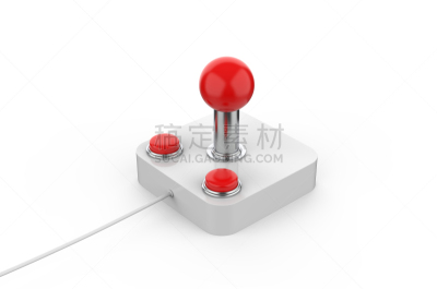 三维图形,绘画插图,操纵杆,白色背景,游戏,轻蔑的,分离着色,模板,计算机,休闲游戏