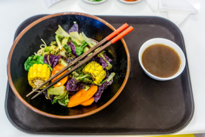 越南,胡志明市,蔬菜,热,清新,荞麦面,烤的,食品,西兰花,酱汁