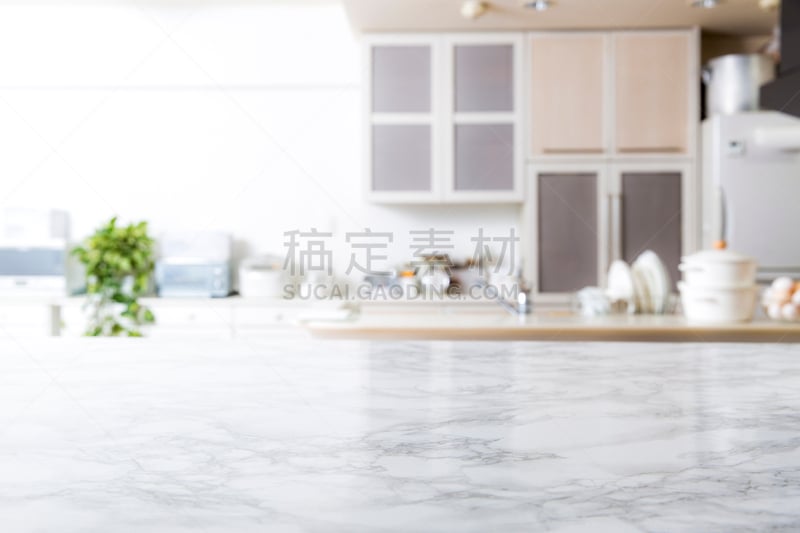 Kitchen background-marble table