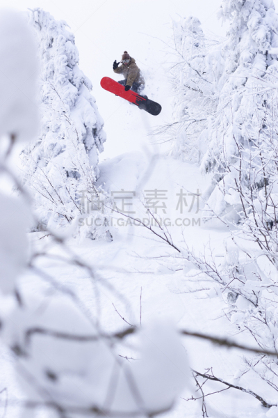 滑雪板,粉末状雪,悬崖,孚日省,寒冷,雪板,运动,法国,极限运动,一个人