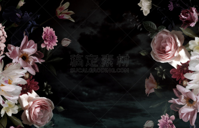 贺卡,花,自然美,园林,玫瑰,华贵,浪漫,花,复古