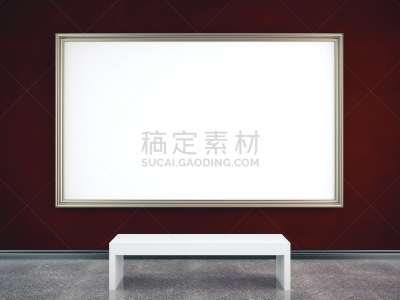 空的,布告栏,墙,红辣椒,长椅,模板,走廊,背景,三维图形,绘画插图