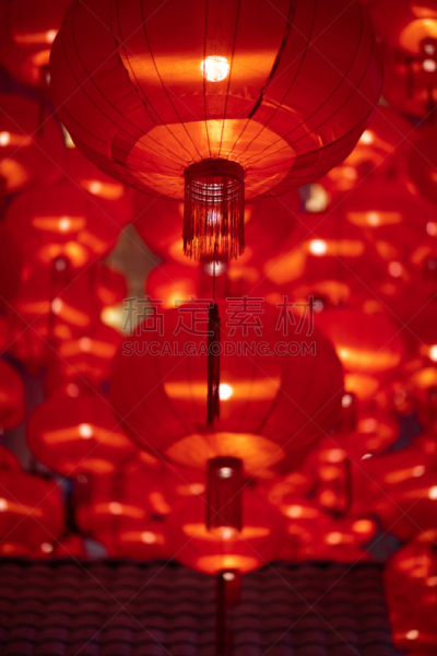 灯笼,红色,明亮,传统,春节,传统节日,熔岩,上海,红色背景,布置