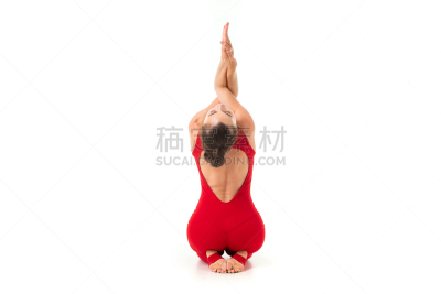 瑜伽,青年女人,活力,运动,背景分离,弹性,肖像,冥想,坐,行动