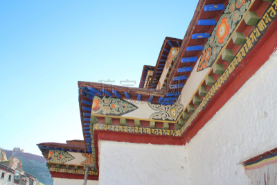江孜,修道院,屋顶,白居寺,藏族,纪念碑,天空,灵性,当地著名景点,东亚