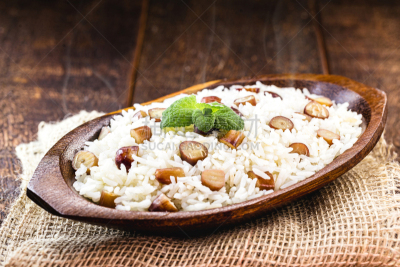 食品,米,巴西,松籽,热,冬天,膳食,做,发球