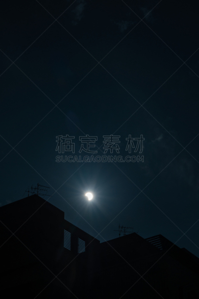 日月食,日环食,秘密,部分,暗色,阴影,行星,自然现象,背景,天空