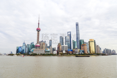 都市风景,上海,船,商务,浦西,照明设备,4k分辨率,黄昏,渡轮,现代