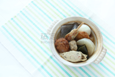 关东煮,昆布,蔬菜,天麸罗,五目鱼饼,日本食品,食品,自制的,份量,蒟蒻