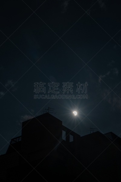 日月食,日环食,秘密,部分,暗色,阴影,行星,自然现象,背景,天空
