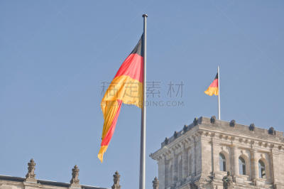 德国,安全护栏,柏林,广场,巴洛克风格,市政厅,圆顶建筑,豪宅,乡村风格,户外