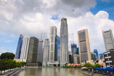新加坡市,都市风景,城市生活,全景,滨海湾公园,滨海湾金沙酒店,新加坡河,滨海湾 ,水平画幅,新加坡