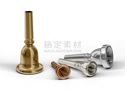长号,大号,小号,圆号,耳麦,水平画幅,银色,无人,黄铜,金属