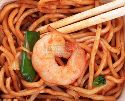 中国食品,中式外卖,饮食,水平画幅,无人,不健康食物,海产,组物体,快餐,盒子