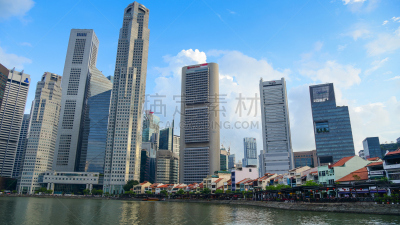 都市风景,新加坡市,城市天际线,市区,夜晚,市区路,旅行者,滨水,新加坡河,著名景点