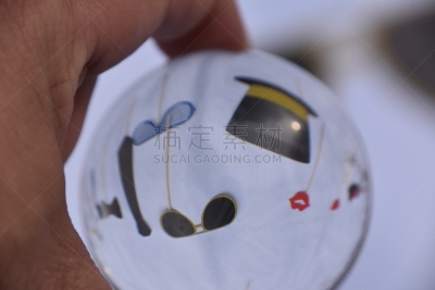 大头贴,水晶球,道具,多色的,个人随身用品,伪饰,水平画幅,情人节,上下颠倒,毛毡制品
