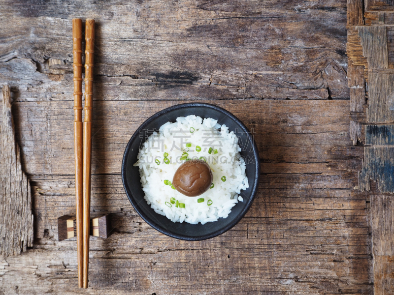 盐渍食品,李子,筷子,米,铜锣,煮食,水平画幅,水果,无人,日本