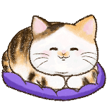 宠物猫睡觉可爱卡通动态贴纸