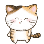 宠物猫亲亲表情可爱卡通动态贴纸