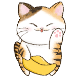 宠物猫招财可爱卡通动态贴纸