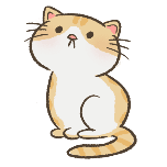 宠物猫咪可爱手绘风动态贴纸