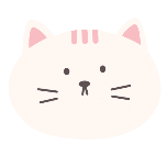 宠物猫咪脑袋可爱手绘风动态贴纸