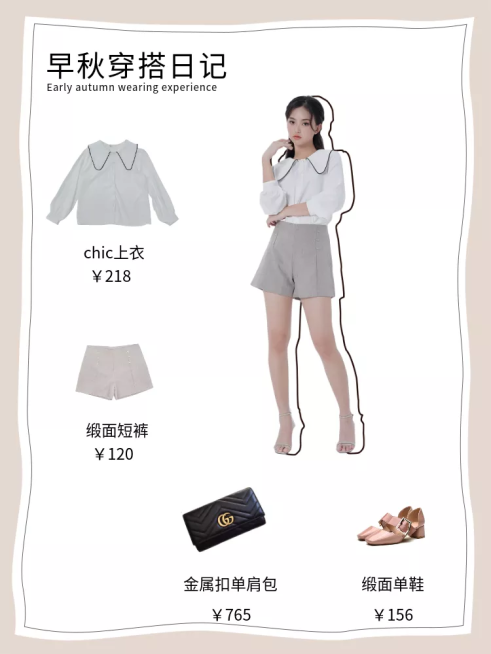 秋冬鞋服上新女装穿搭微淘轮播主图预览效果