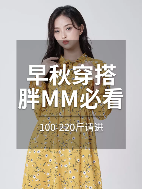 鞋服/女装穿搭/微淘/轮播主图预览效果
