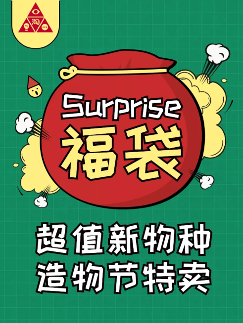 造物节通用特卖福袋创意直通车主图预览效果