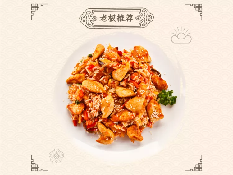 餐饮美食中国风美团外卖商品主图预览效果