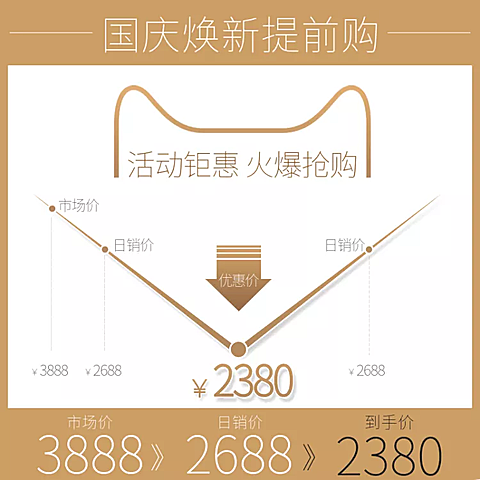 国庆节节日促销活动电商主图