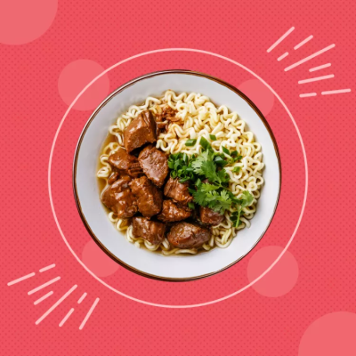 餐饮美食卡通简约饿了么商品主图
