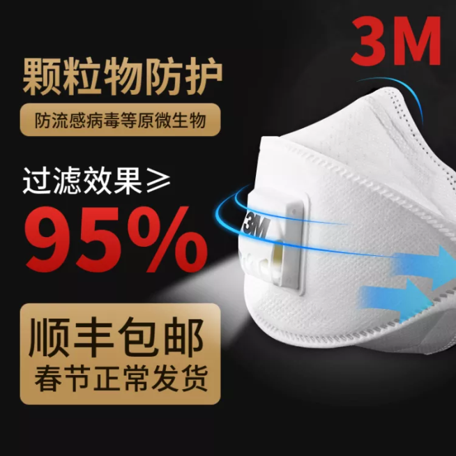 疫情防疫医疗用品口罩直通车主图预览效果