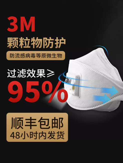 疫情防疫医疗用品口罩直通车主图预览效果