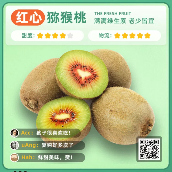 生鲜水果猕猴桃直通车主图预览效果