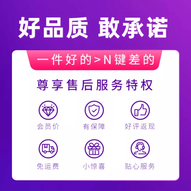 售后服务特权说明主图预览效果