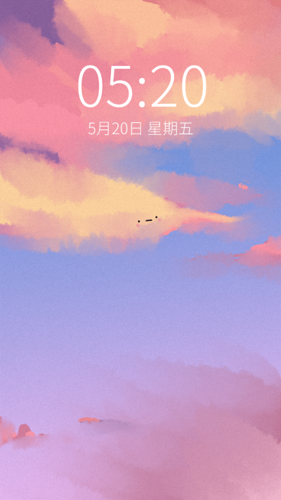 日系清新可爱天空可爱手绘手机壁纸
