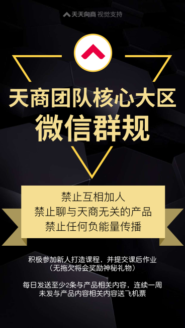 团队微信群规预览效果